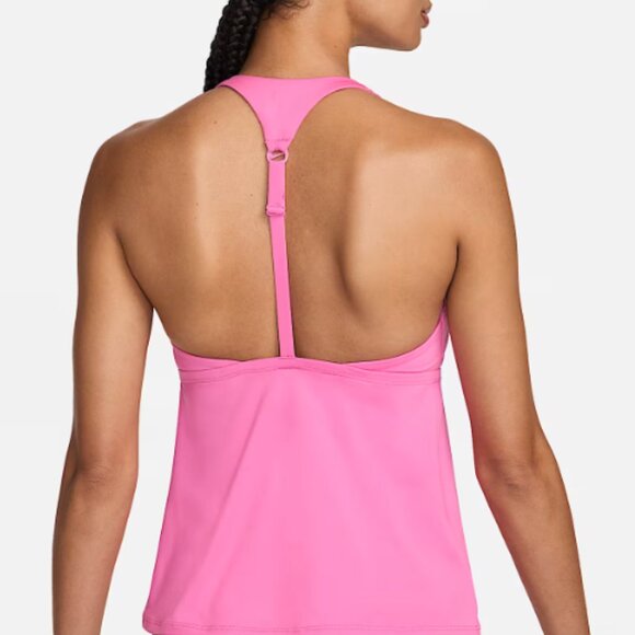 Nike Swim Essential Square-Neck Tankini Top NWT Sz S - Picture 2 of 9